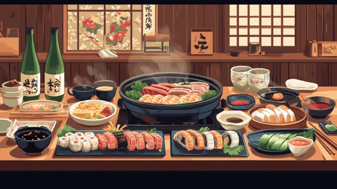 Repas de fêtes : opter pour des plats traditionnels japonais, des sushis aux saveurs festives
